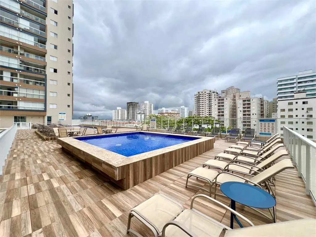 Apartamento para Venda em Praia Grande, Aviação, 2 dormitórios, 2 suítes, 2 banheiros, 2 vagas
