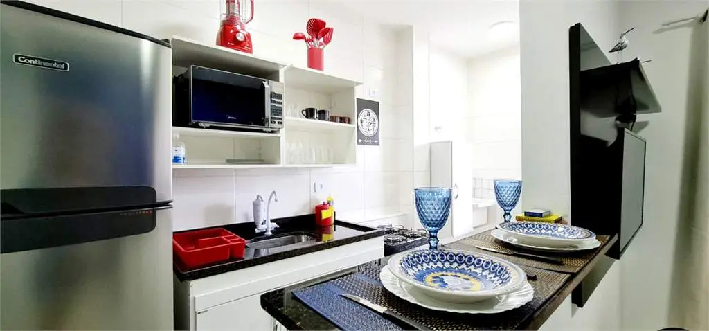 Apartamento para Venda em Praia Grande, Maracanã, 1 dormitório, 1 banheiro, 1 vaga