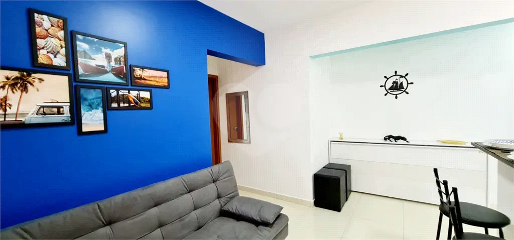 Apartamento para Venda em Praia Grande, Maracanã, 1 dormitório, 1 banheiro, 1 vaga