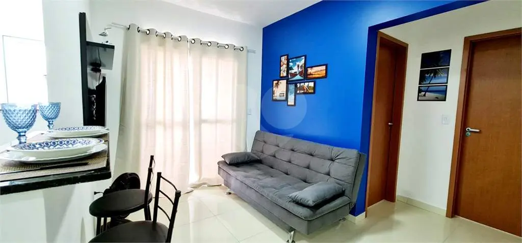 Apartamento para Venda em Praia Grande, Maracanã, 1 dormitório, 1 banheiro, 1 vaga
