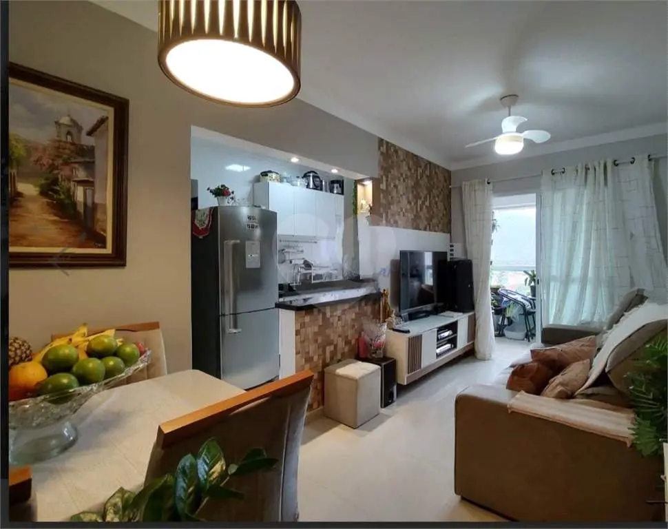 Apartamento para Venda em Praia Grande, Flórida, 1 dormitório, 1 banheiro, 1 vaga