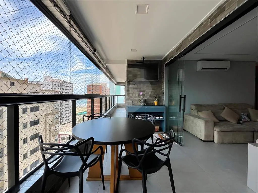 Apartamento para Venda em Praia Grande, Canto do Forte, 3 dormitórios, 3 suítes, 4 banheiros, 2 vagas