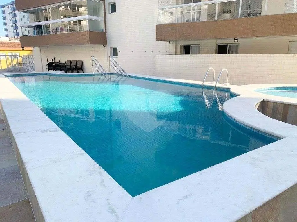 Apartamento para Venda em Praia Grande, Vila Tupi, 2 dormitórios, 1 suíte, 2 banheiros, 1 vaga