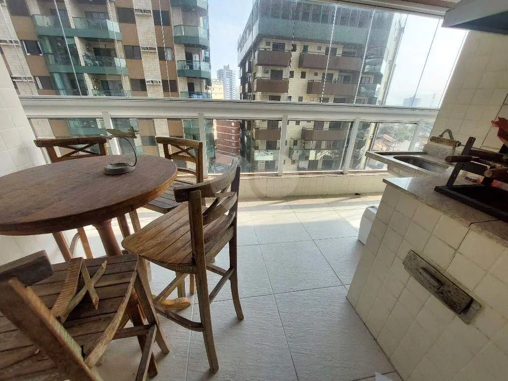 Apartamento para Venda em Praia Grande, Vila Tupi, 2 dormitórios, 1 suíte, 2 banheiros, 1 vaga