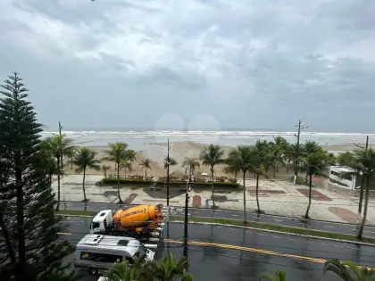 Apartamento para Locação em Praia Grande, Campo aviação, 2 dormitórios, 1 suíte, 1 banheiro, 1 vaga