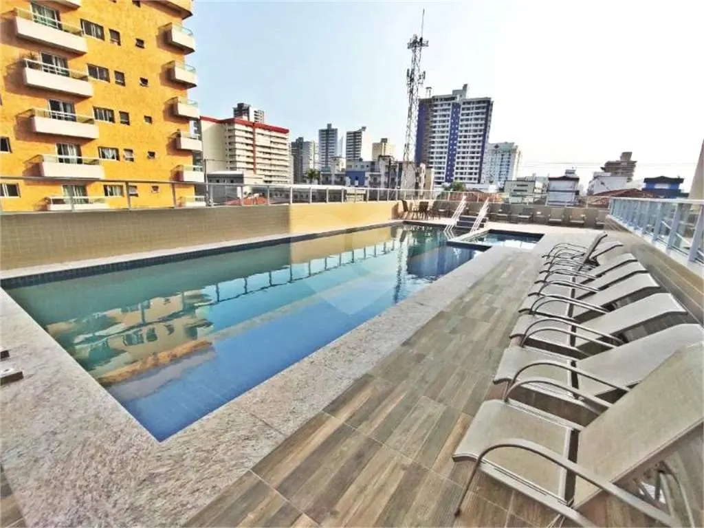 Apartamento para Venda em Praia Grande, Aviação, 1 dormitório, 1 banheiro, 1 vaga
