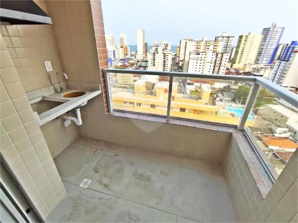 Apartamento para Venda em Praia Grande, Aviação, 1 dormitório, 1 banheiro, 1 vaga