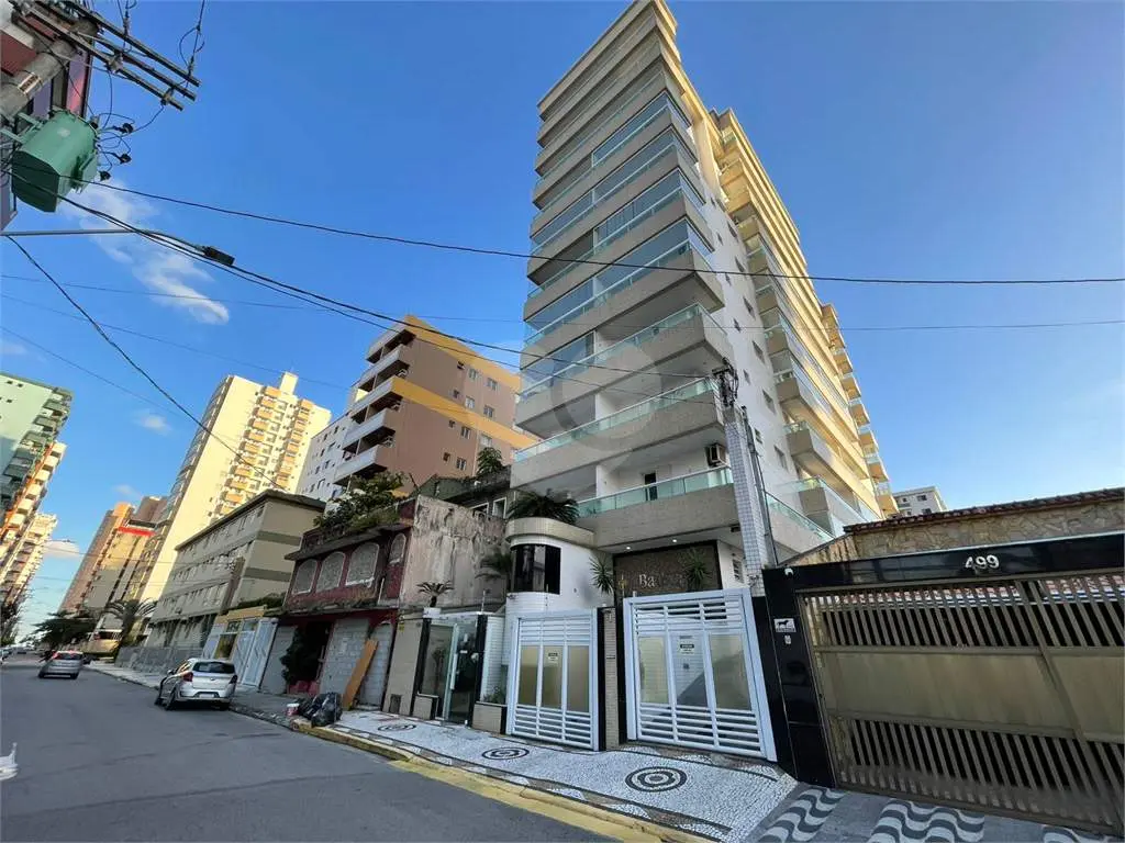 Apartamento para Venda em Praia Grande, Vila Guilhermina, 1 dormitório, 1 banheiro, 1 vaga