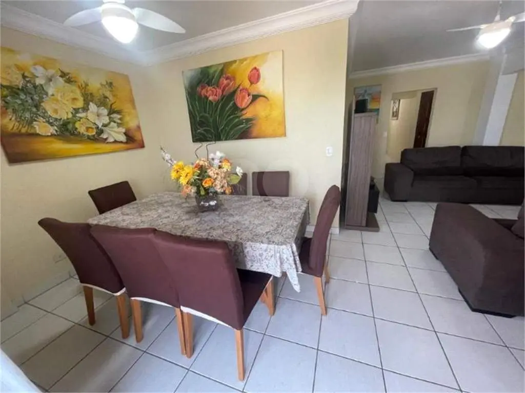 Apartamento para Venda em Praia Grande, Guilhermina, 3 dormitórios, 1 suíte, 1 banheiro, 2 vagas