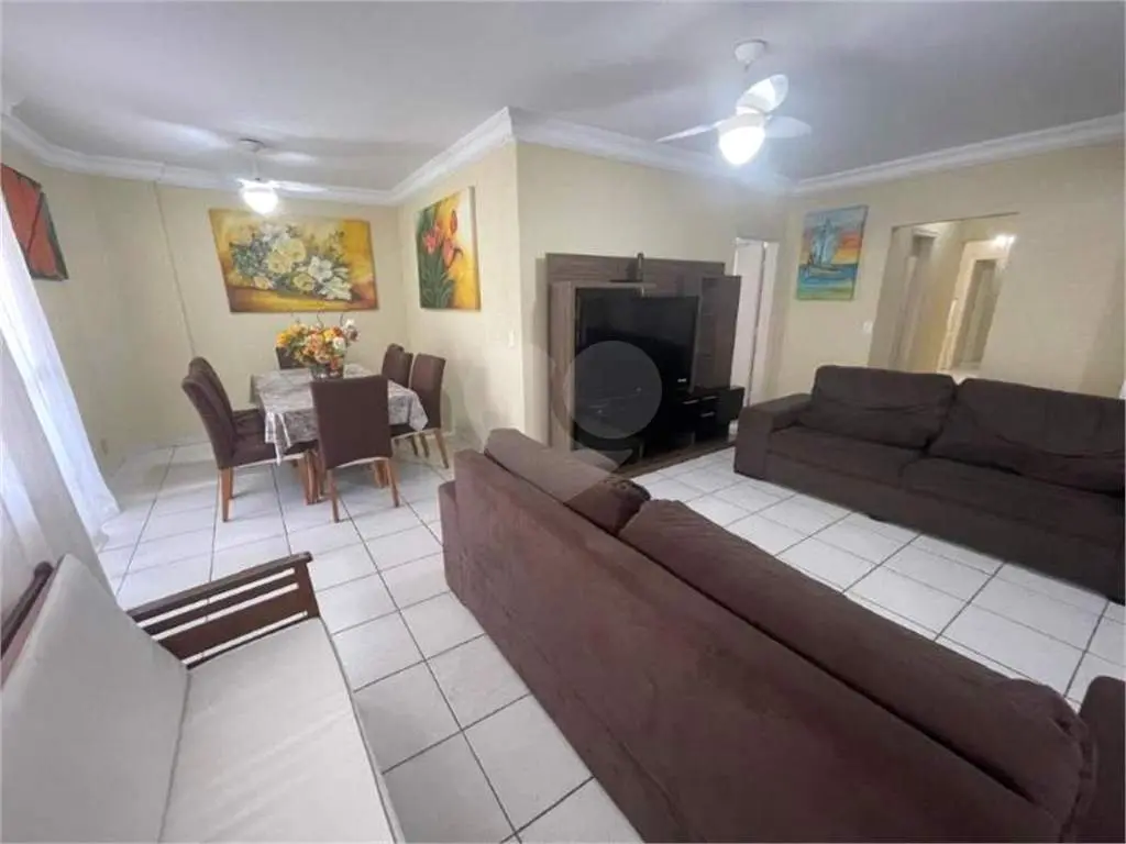 Apartamento para Venda em Praia Grande, Guilhermina, 3 dormitórios, 1 suíte, 1 banheiro, 2 vagas