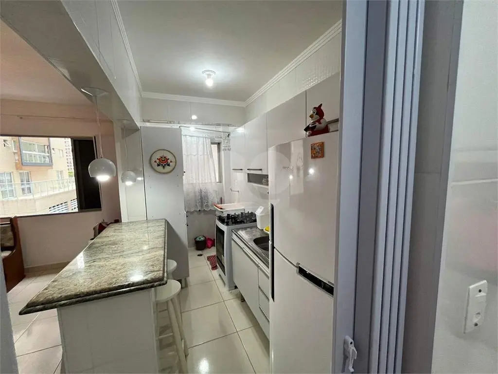 Apartamento para Venda em Praia Grande, Vila Tupi, 1 dormitório, 1 banheiro, 1 vaga