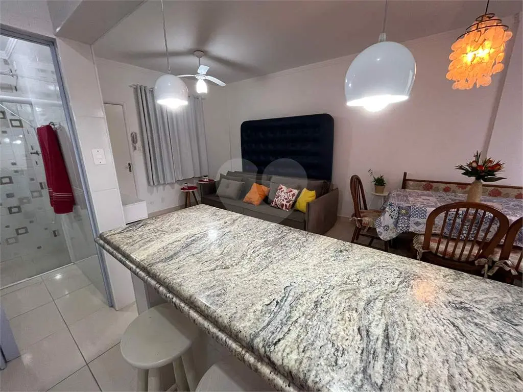 Apartamento para Venda em Praia Grande, Vila Tupi, 1 dormitório, 1 banheiro, 1 vaga
