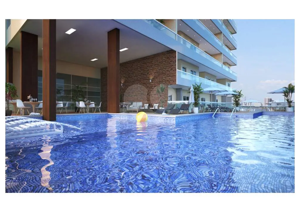 Apartamento para Venda em Praia Grande, Forte, 3 dormitórios, 1 suíte, 2 banheiros, 2 vagas