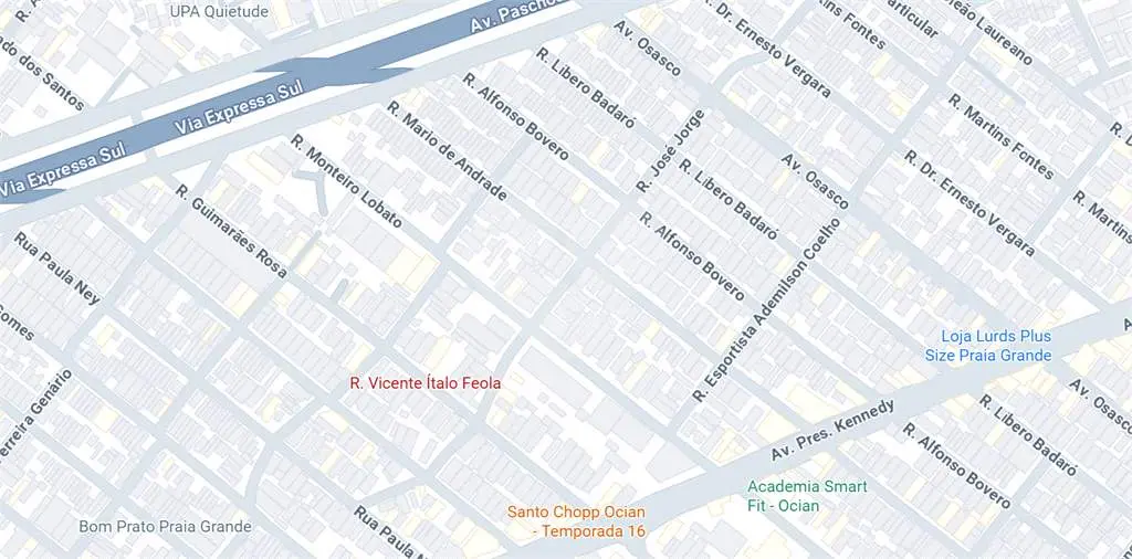 Terreno para Venda em Praia Grande, Cidade Ocian