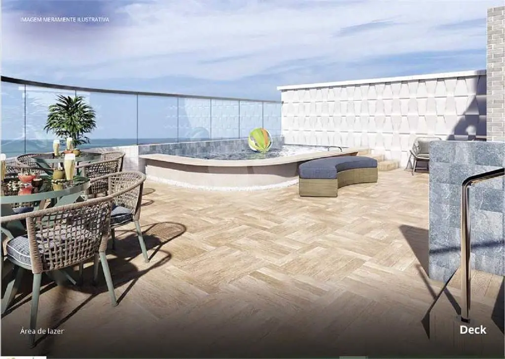 Apartamento para Venda em Praia Grande, Solemar, 2 dormitórios, 2 suítes, 3 banheiros, 1 vaga