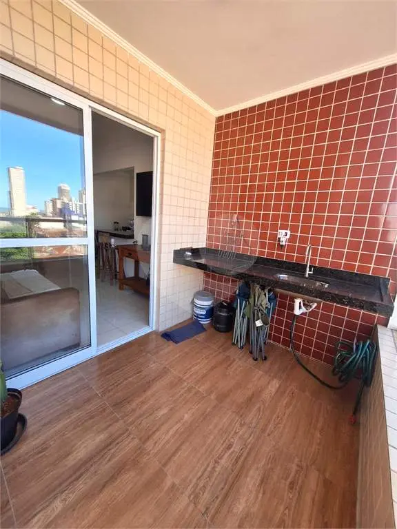 Apartamento para Venda em Praia Grande, Campo aviação, 2 dormitórios, 1 suíte, 2 banheiros, 1 vaga