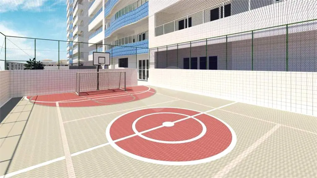 Apartamento para Venda em Praia Grande, Ocian, 2 dormitórios, 1 suíte, 2 banheiros, 1 vaga