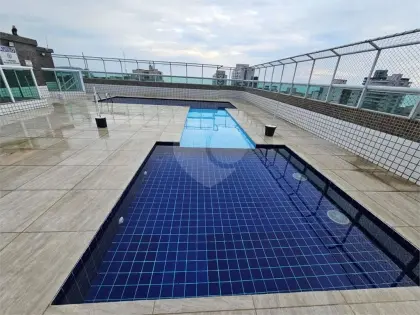 Apartamento para Venda em Praia Grande, Vila Guilhermina, 2 dormitórios, 1 suíte, 2 banheiros, 2 vagas
