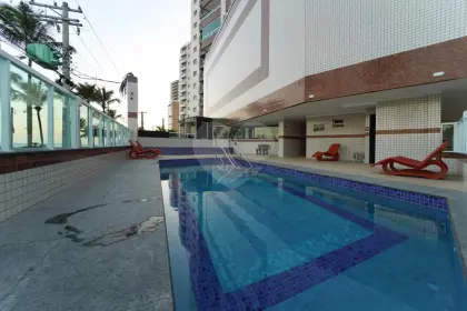Apartamento para Venda em Praia Grande, Real, 1 dormitório, 1 banheiro, 1 vaga