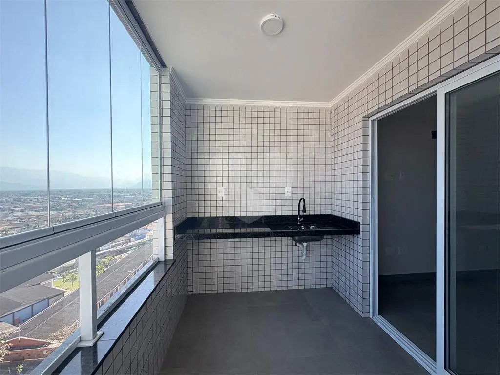 Apartamento para Venda em Praia Grande, Real, 1 dormitório, 1 banheiro, 1 vaga