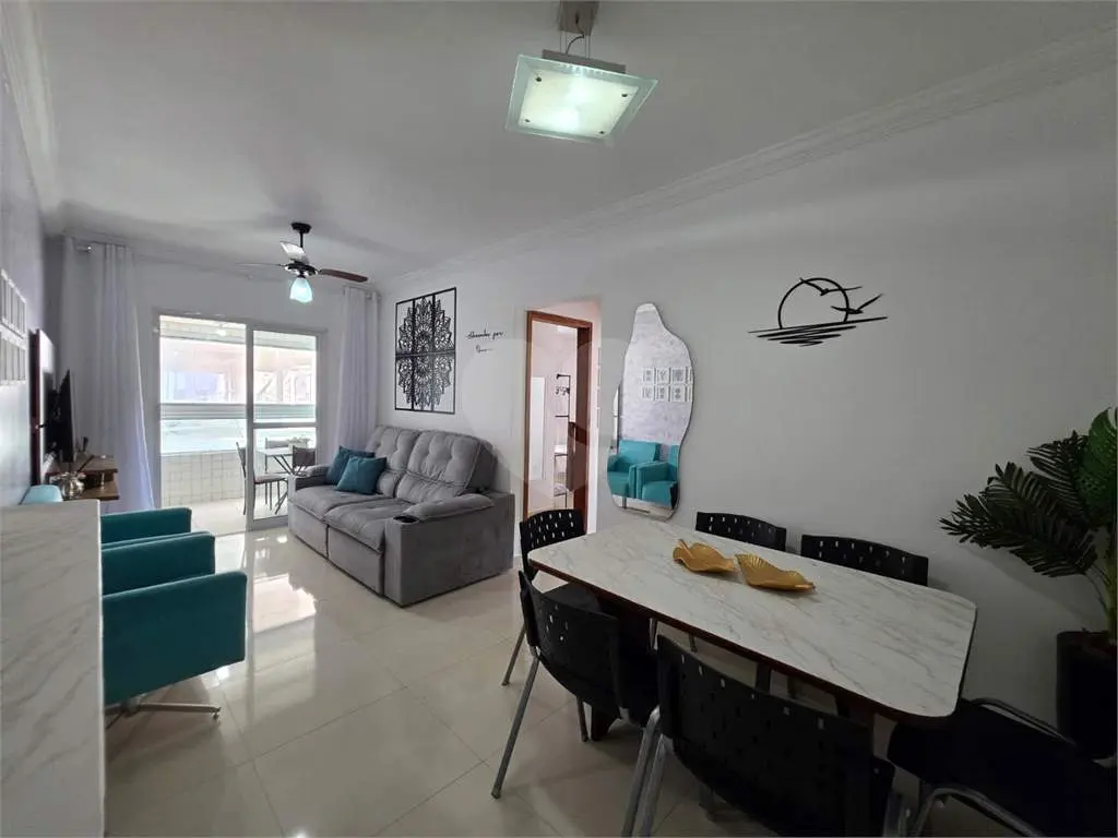 Apartamento para Venda em Praia Grande, Jardim Real, 2 dormitórios, 1 suíte, 2 banheiros, 1 vaga