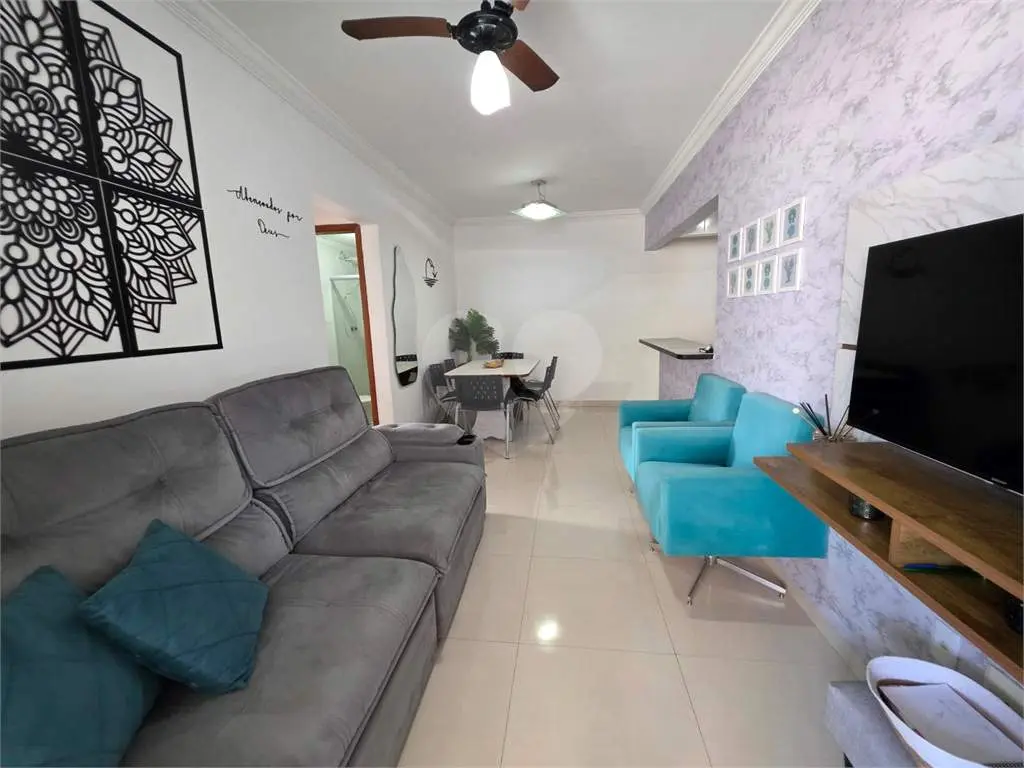 Apartamento para Venda em Praia Grande, Jardim Real, 2 dormitórios, 1 suíte, 2 banheiros, 1 vaga