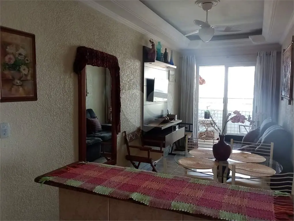 Apartamento para Venda em Praia Grande, Cidade Ocian, 1 dormitório, 1 suíte, 1 banheiro, 1 vaga