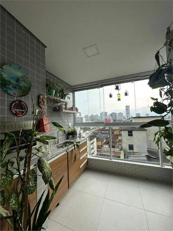 Apartamento para Venda em Praia Grande, Canto do Forte, 2 dormitórios, 1 suíte, 2 banheiros, 1 vaga