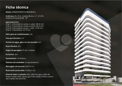 Apartamento para Venda em Praia Grande, Solemar, 2 dormitórios, 1 suíte, 2 banheiros, 1 vaga