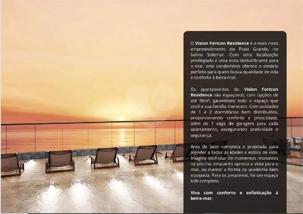 Apartamento para Venda em Praia Grande, Solemar, 1 dormitório, 1 banheiro, 1 vaga
