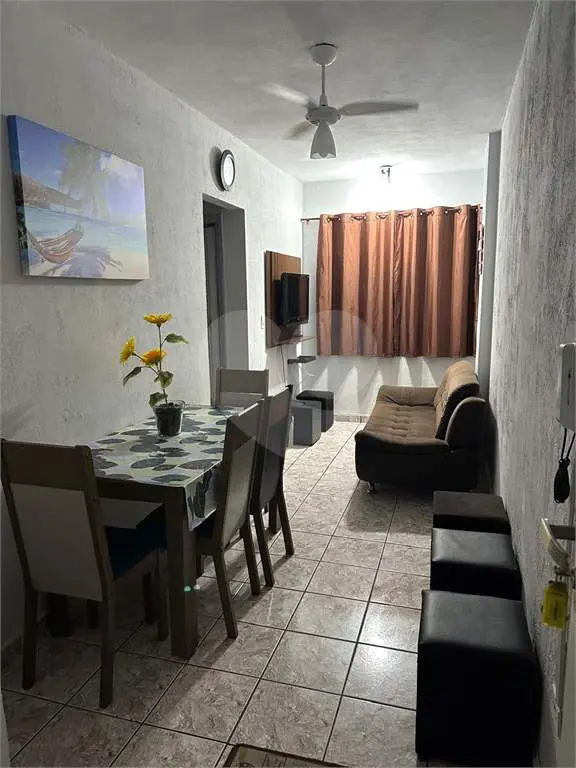 Apartamento para Venda em Praia Grande, Tupi, 1 dormitório, 1 banheiro, 1 vaga