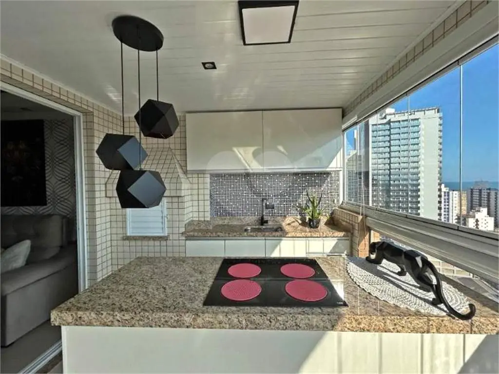 Apartamento para Venda em Praia Grande, Boqueirão, 2 dormitórios, 1 suíte, 2 banheiros, 2 vagas