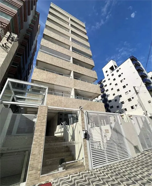 Apartamento para Venda em Praia Grande, Guilhermina, 1 dormitório, 1 banheiro, 1 vaga