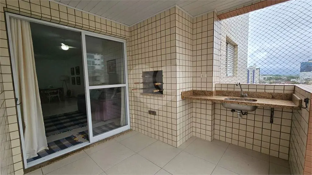 Apartamento para Venda em Praia Grande, Guilhermina, 3 dormitórios, 3 suítes, 4 banheiros, 2 vagas