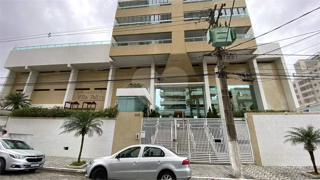 Apartamento para Venda em Praia Grande, Vila Guilhermina, 2 dormitórios, 1 suíte, 1 banheiro, 1 vaga