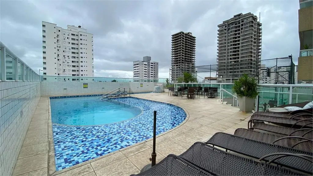 Apartamento para Venda em Praia Grande, Vila Guilhermina, 2 dormitórios, 1 suíte, 1 banheiro, 1 vaga