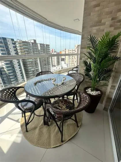 Apartamento para Venda em Praia Grande, Vila Guilhermina, 3 dormitórios, 3 suítes, 4 banheiros, 2 vagas