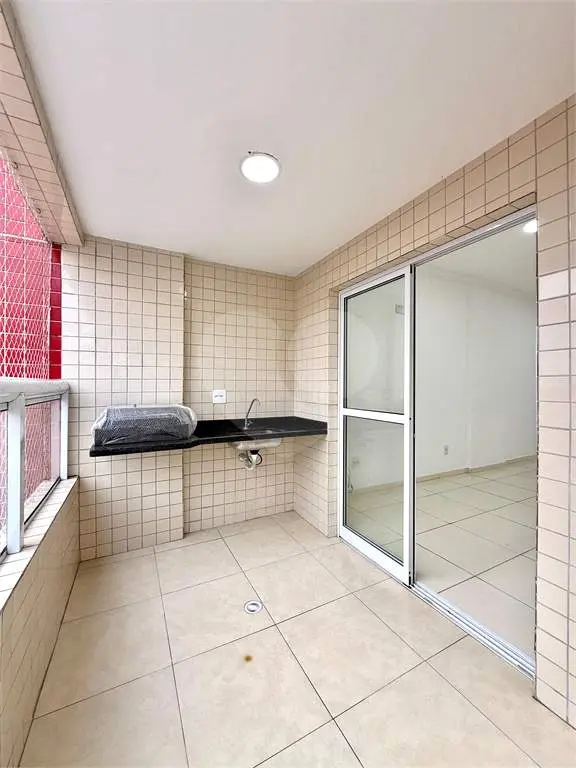 Apartamento para Venda em Praia Grande, Campo aviação, 2 dormitórios, 1 suíte, 2 banheiros, 1 vaga