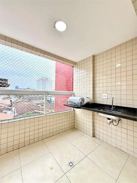 Apartamento para Venda em Praia Grande, Campo aviação, 2 dormitórios, 1 suíte, 2 banheiros, 1 vaga
