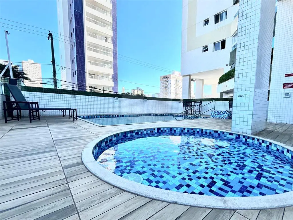 Apartamento para Venda em Praia Grande, Guilhermina, 1 dormitório, 1 banheiro, 1 vaga