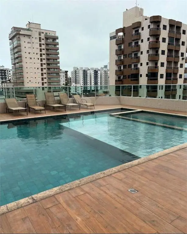 Apartamento para Venda em Praia Grande, Ocian, 2 dormitórios, 1 suíte, 2 banheiros, 2 vagas