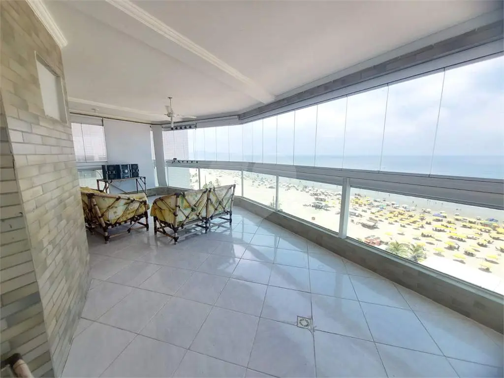 Apartamento para Venda em Praia Grande, Cidade Ocian, 4 dormitórios, 4 suítes, 6 banheiros, 2 vagas