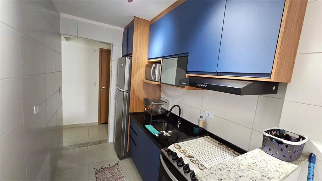 Apartamento para Venda em Praia Grande, Vila Tupi, 2 dormitórios, 1 suíte, 2 banheiros, 2 vagas
