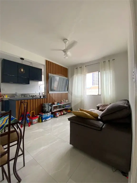 Apartamento para Venda em Praia Grande, Aviação, 1 dormitório, 1 banheiro, 1 vaga