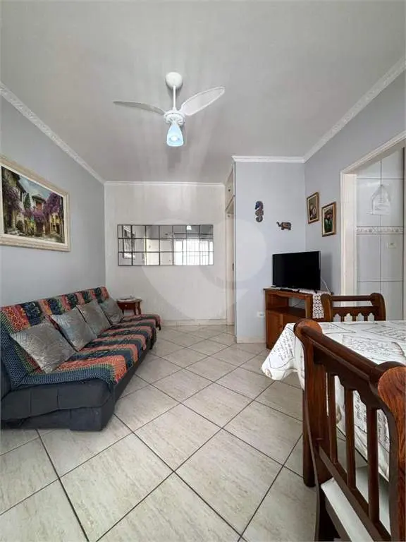 Apartamento para Venda em Praia Grande, Guilhermina, 1 dormitório, 1 banheiro, 1 vaga