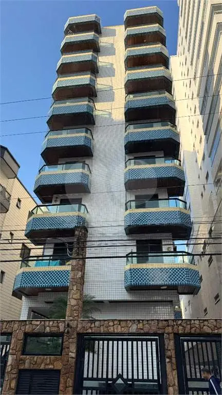 Apartamento para Venda em Praia Grande, Guilhermina, 1 dormitório, 1 banheiro, 1 vaga