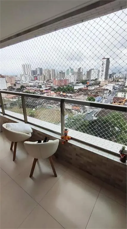 Apartamento para Venda em Praia Grande, Canto do Forte, 2 dormitórios, 1 suíte, 2 banheiros, 2 vagas