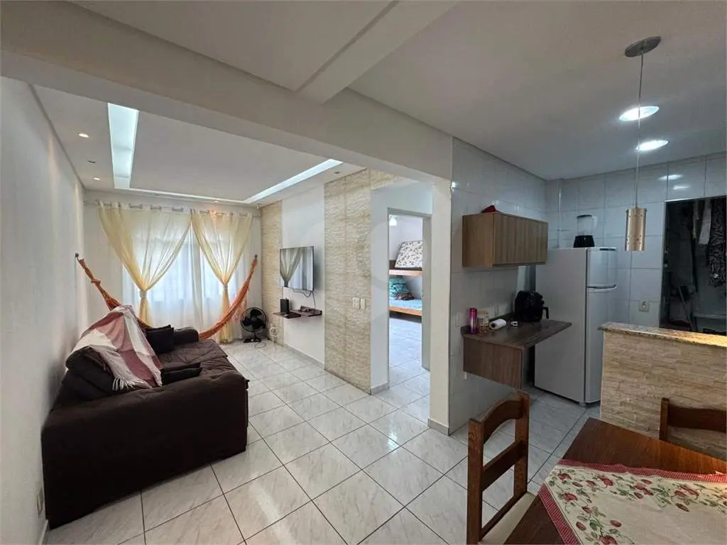 Apartamento para Venda em Praia Grande, Canto do Forte, 1 dormitório, 1 banheiro, 1 vaga