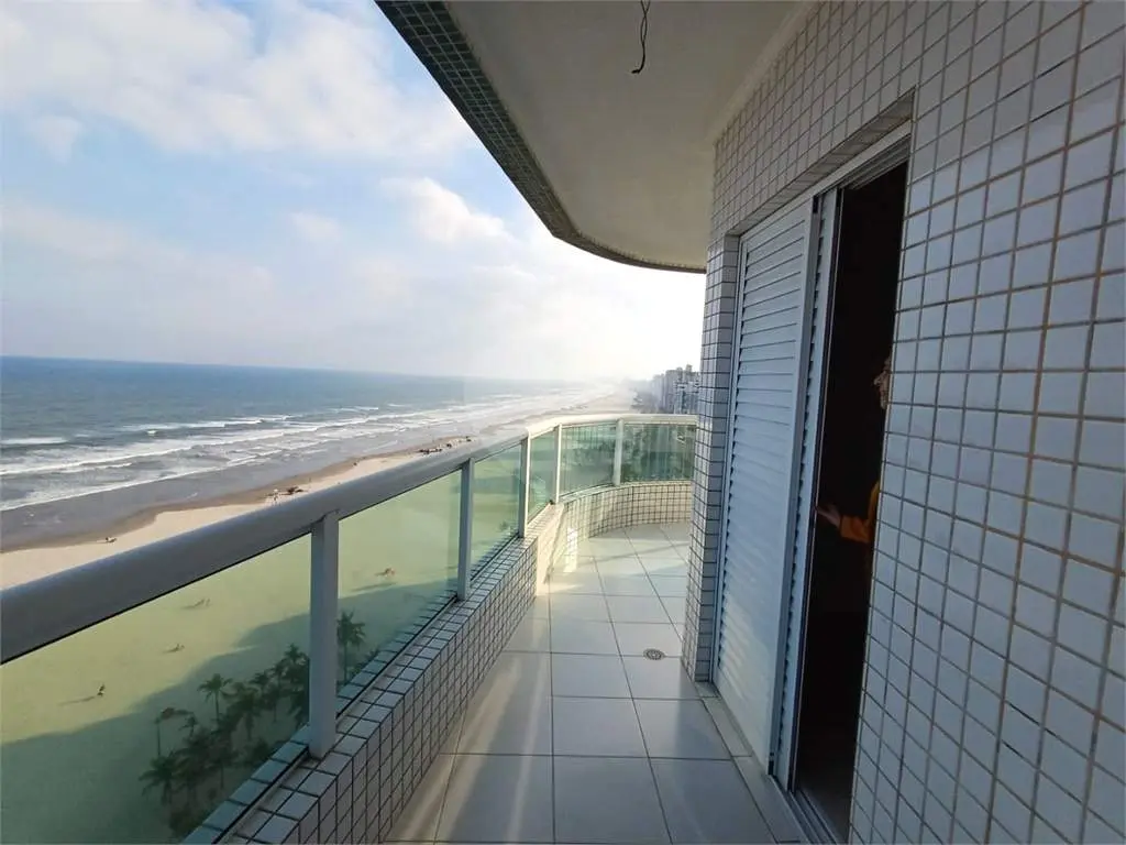 Apartamento para Venda em Praia Grande, Guilhermina, 3 dormitórios, 1 suíte, 1 banheiro, 2 vagas
