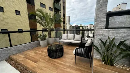 Apartamento para Venda em Praia Grande, Tupi, 2 dormitórios, 1 suíte, 2 banheiros, 1 vaga